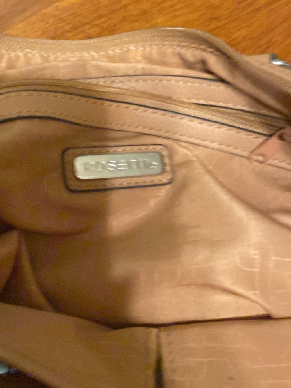 Rosetti Green Floral Tote with Tan Trim - Picture 7 of 8
